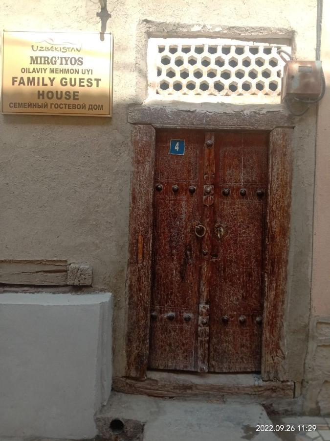 In Center Of Bukhara Family Guest House Mirg'Iyos Εξωτερικό φωτογραφία